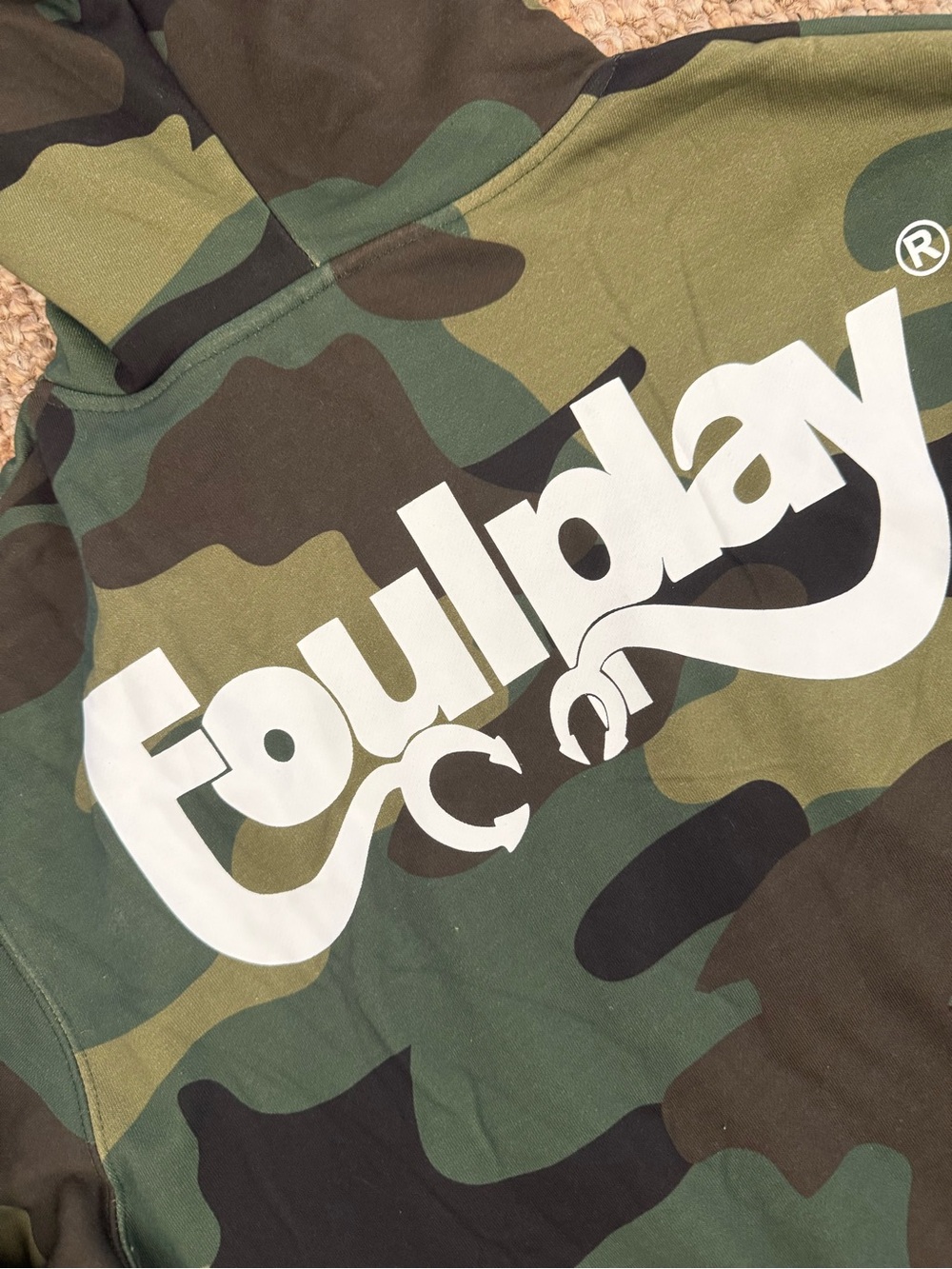 Men's Camo Pullover Hoodie in Green - Picture 3 of 6